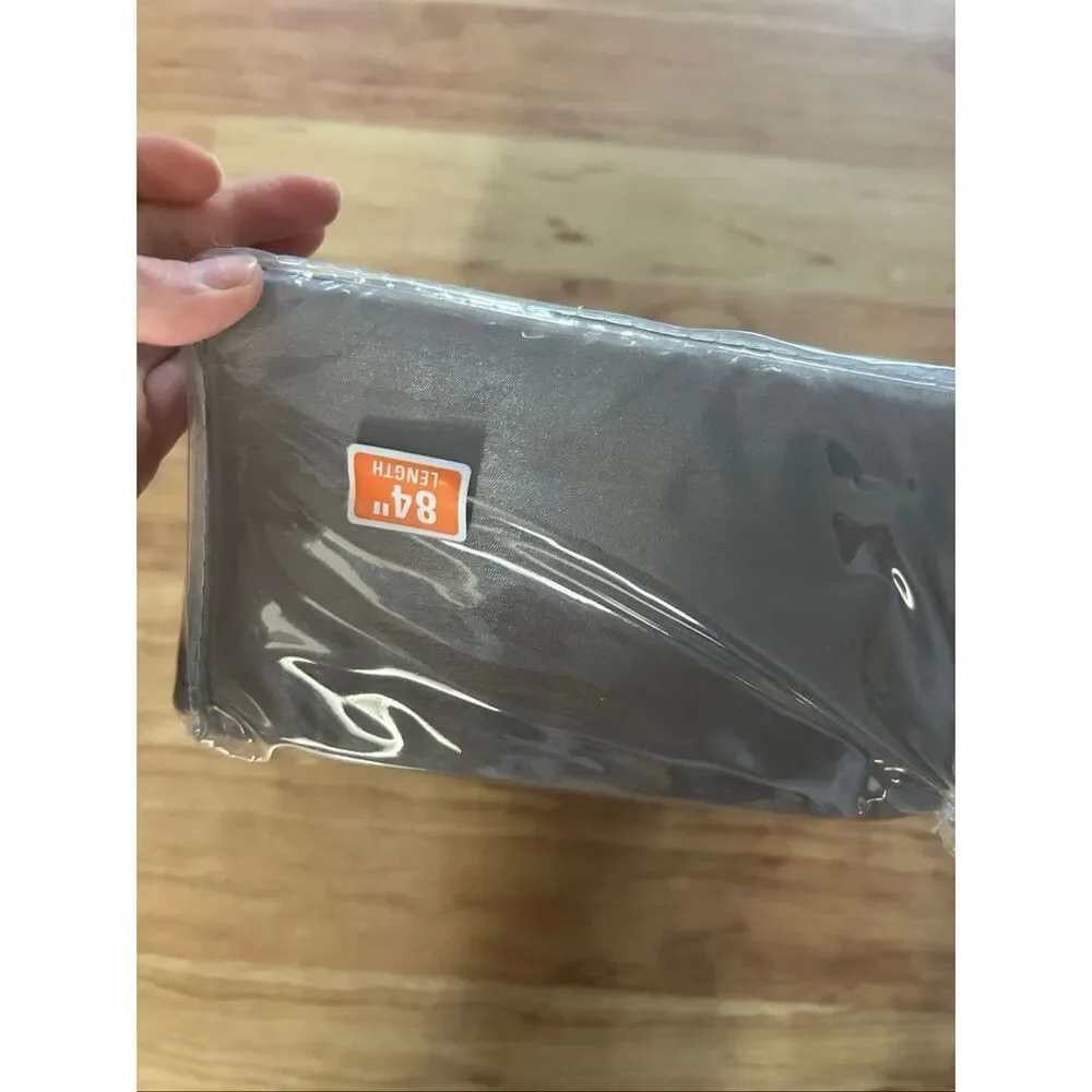 Total blackout curtain gray color 84 inch noise blocking and energy saving NEW
